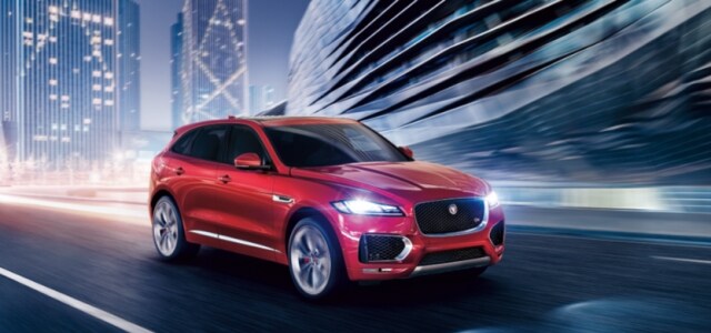 Jaguar F-PACE LED headlights
