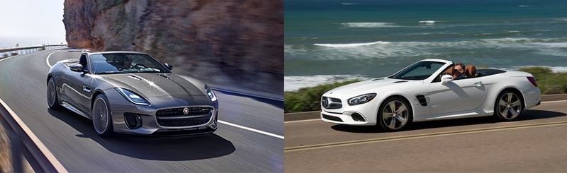 F-TYPE Convertible vs Mercedes SL450