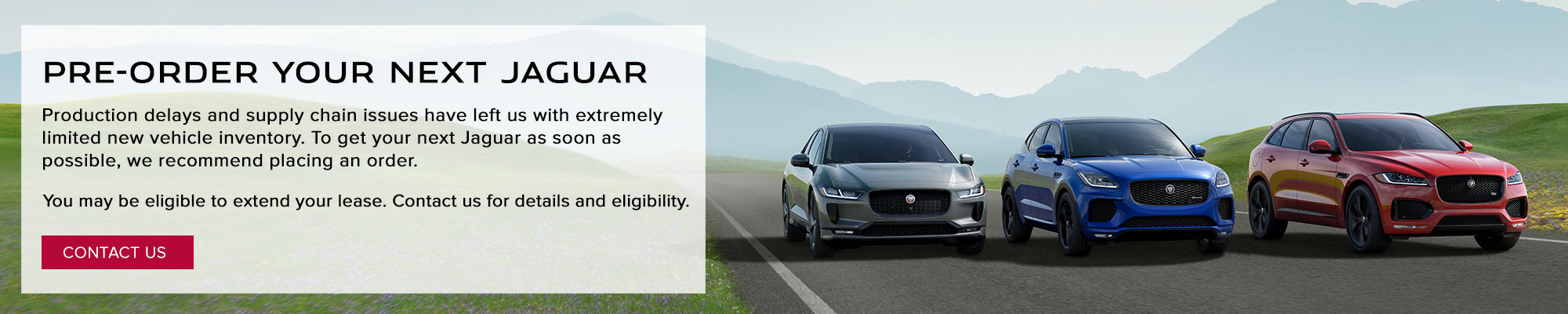 Pre-Order Your Next Jaguar