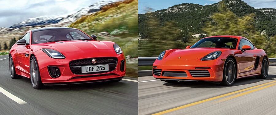 2018 Jaguar F-Type vs Porsche Cayman