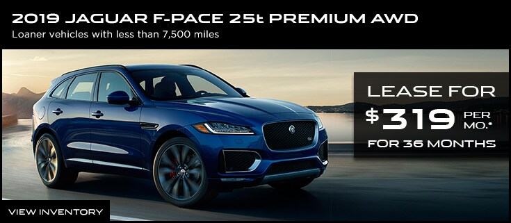 Lease a Jaguar F-PACE for $319 per month