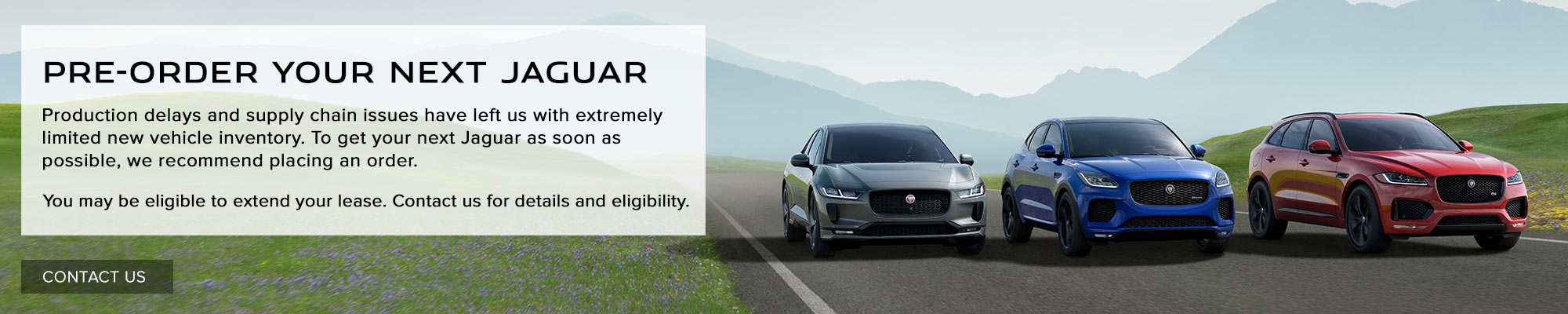 Pre-Order Your Next Jaguar