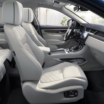 Jaguar F-PACE vehicle interior.