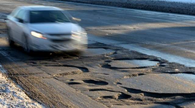 Pothole Bad Roads in Michigan