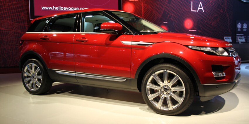 in the Range Rover Evoque in the Range Rover Evoque