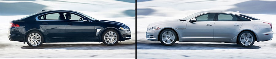 difference between jaguar xf and xj