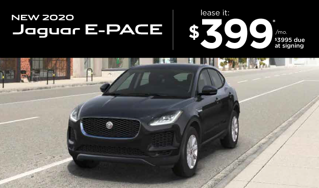 New 2020 Jaguar E-PACE Special - Lease for
$399 a
month