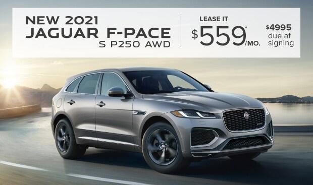 New 2021 Jaguar F-PACE - Lease for $559 a month