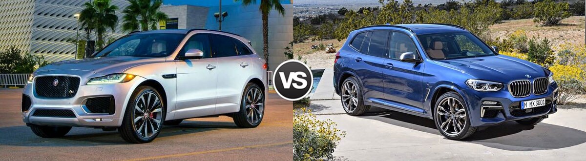 2019 Jaguar F-PACE vs 2019 BMW X3