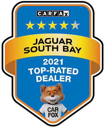Jaguar South Bay Recognized as a CARFAX Top-Rated Dealer 2021 CARFAX Top-Rated Dealer badge