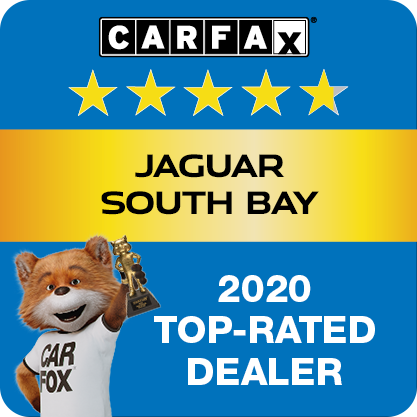 Jaguar South Bay Recognized as a CARFAX Top-Rated Dealer 2020 CARFAX Top-Rated Dealer badge