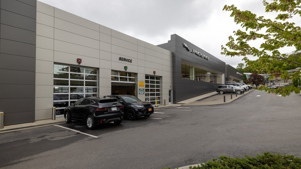 Jaguar White Plains Service Center entrance
