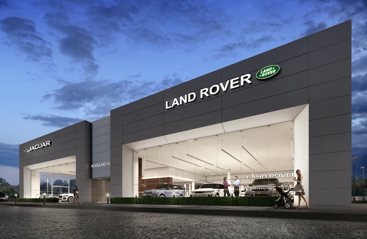 Land Rover Woodland Hills rendering