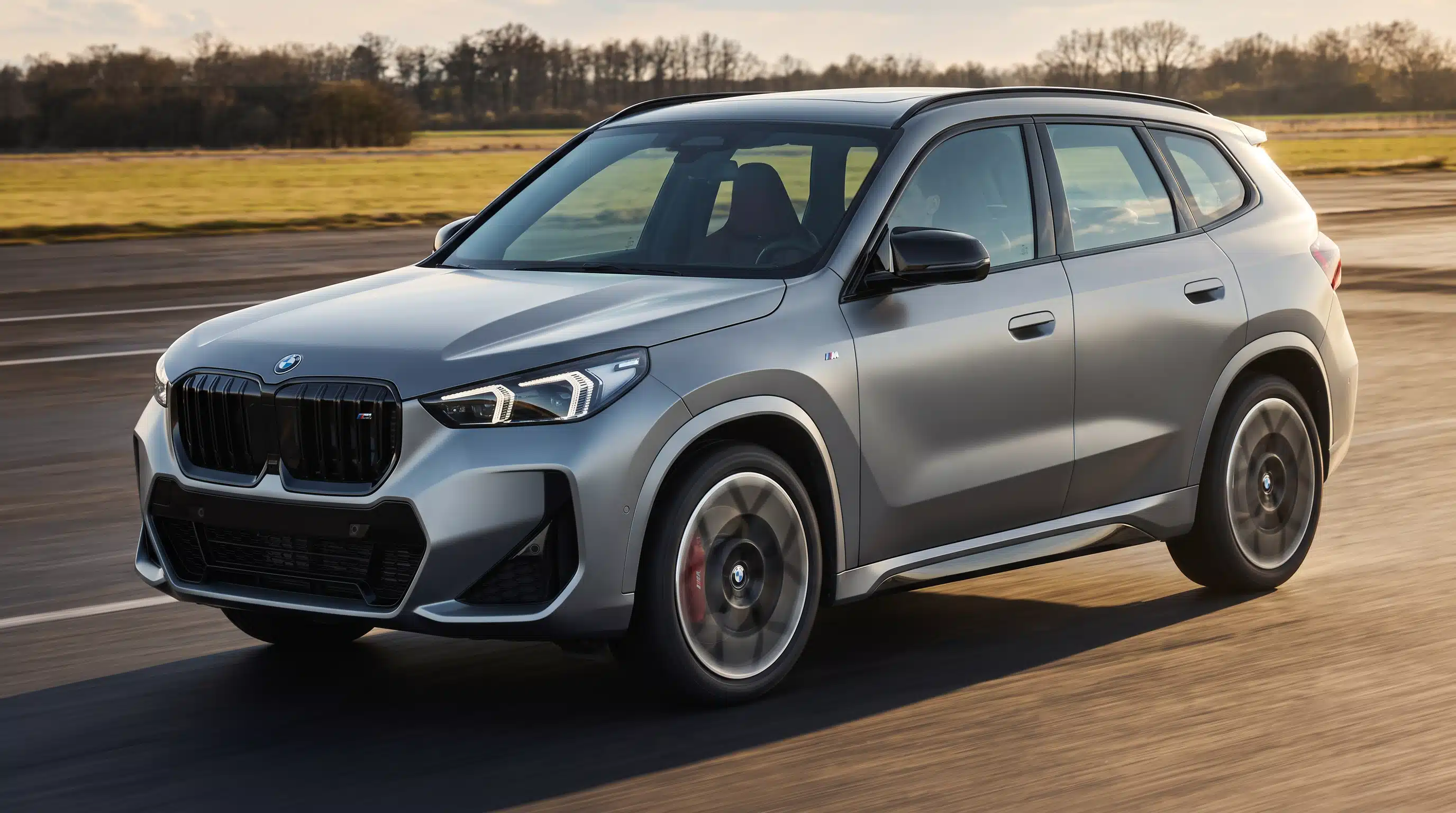 2026 BMW X1 with standard xDrive all-wheel drive on Cincinnati roads