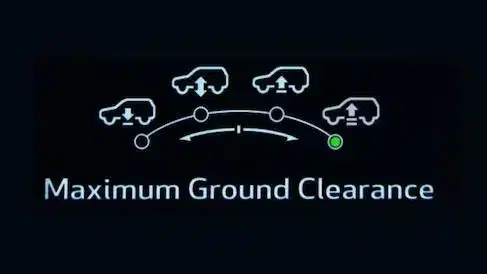 First-in-class available Four-Corner Air Ride Adaptive Suspension First-in-class available Four-Corner Air Ride Adaptive Suspension