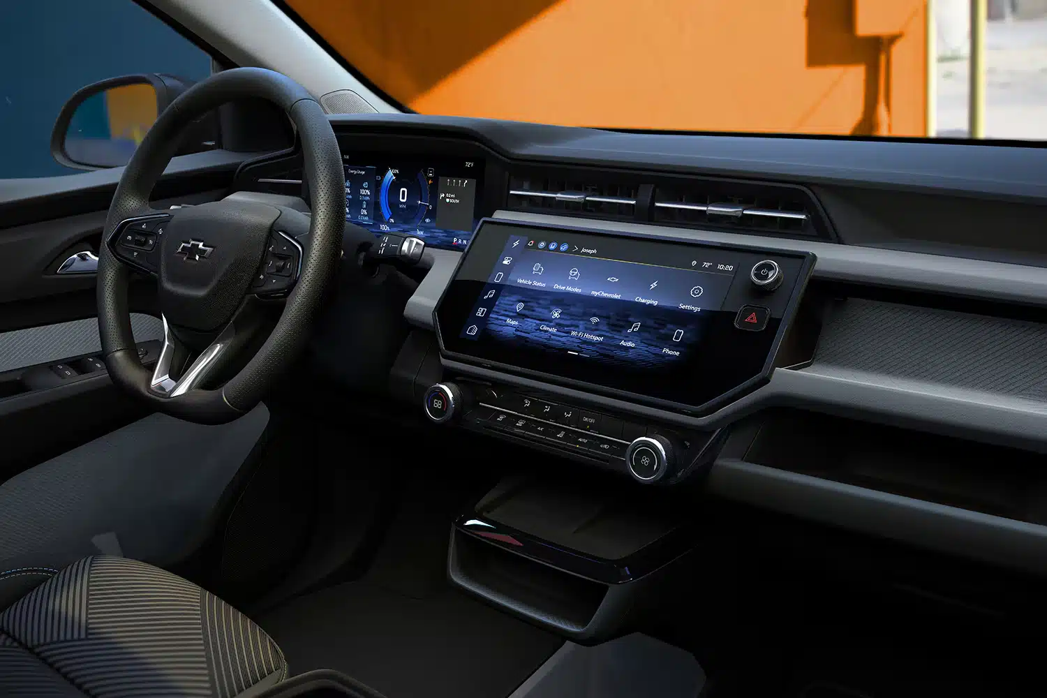2027 Chevrolet Bolt LT interior and touchscreen