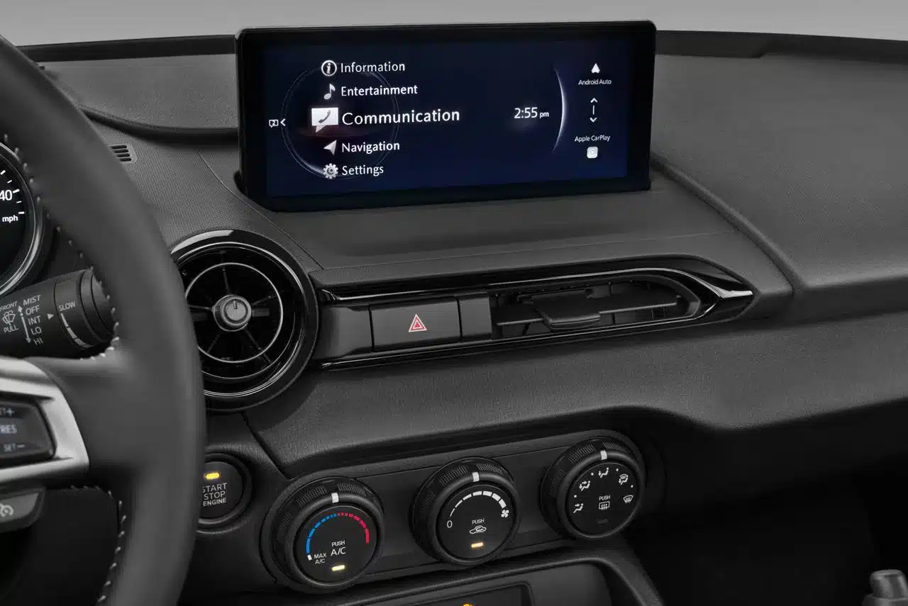 2026 Mazda MX-5 Miata 8.8-Inch Infotainment Display