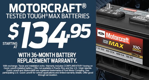 Motorcraft Batteries Discount in Winter Haven FL