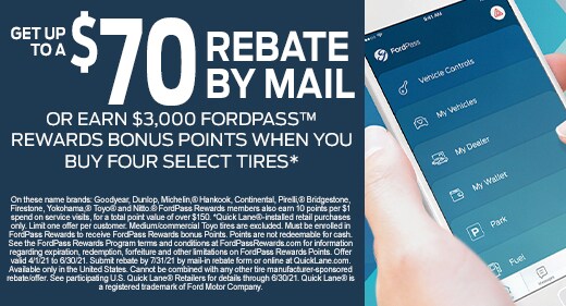 Rebate with Tire Purchase in Winter Haven, FL