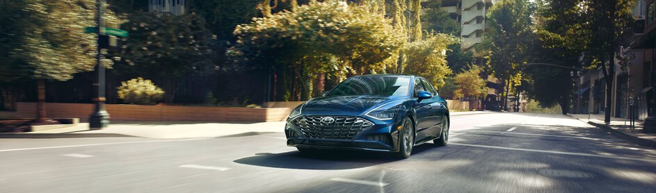 New Hyundai Sonata Limited Sedan on Street