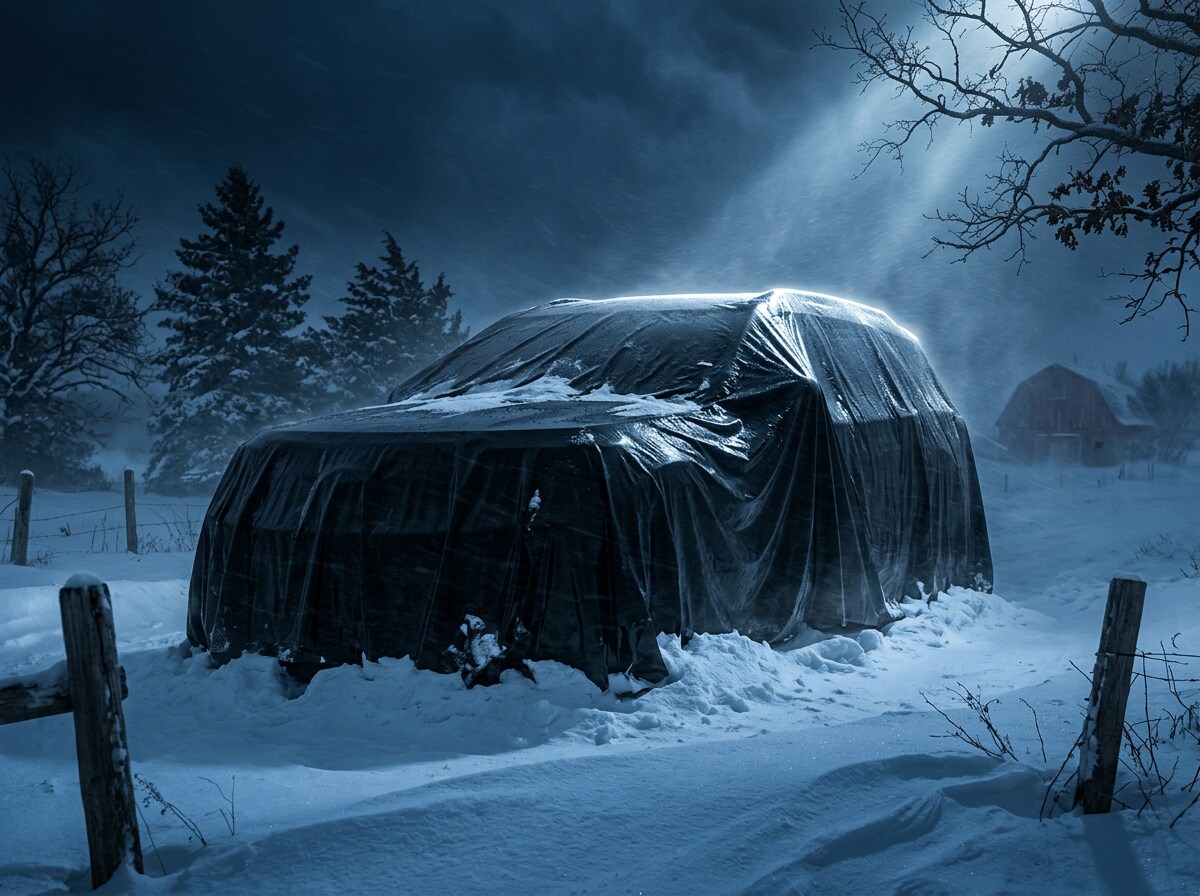 2027 Ford Explorer concept under a cover — reserve yours at Jay Malone Ford in Hutchinson, MN