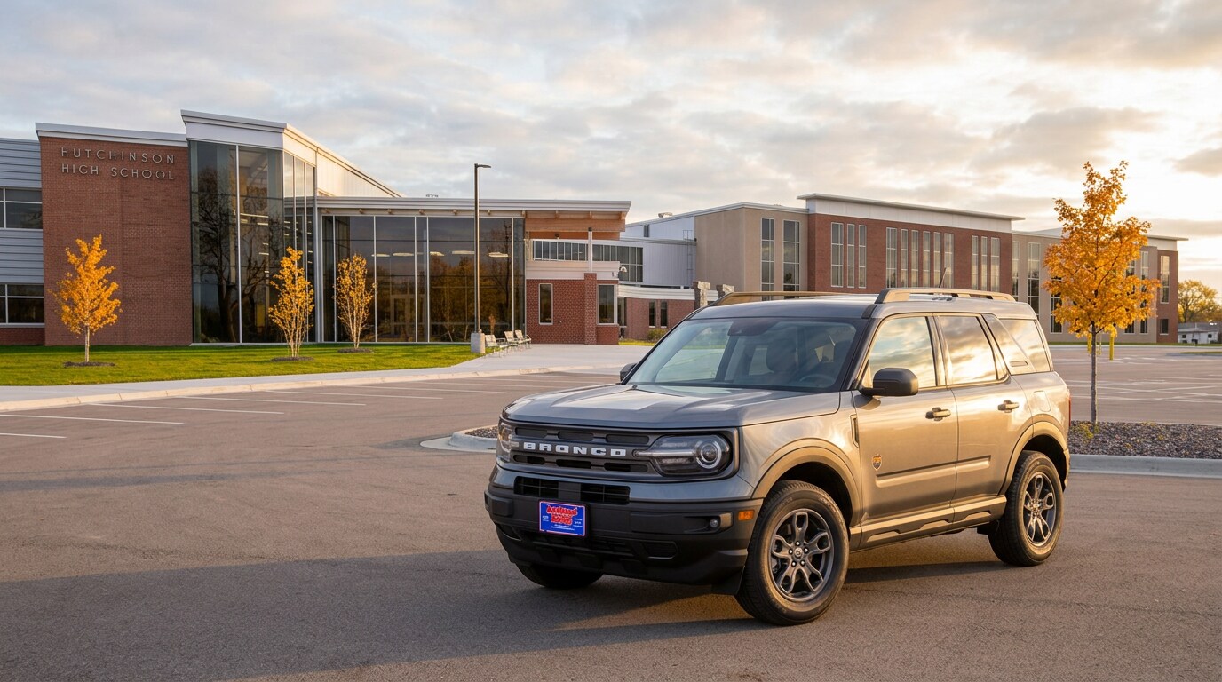 Back to school ready — new Ford Bronco Sport lease special at Jay Malone Ford, Hutchinson MN