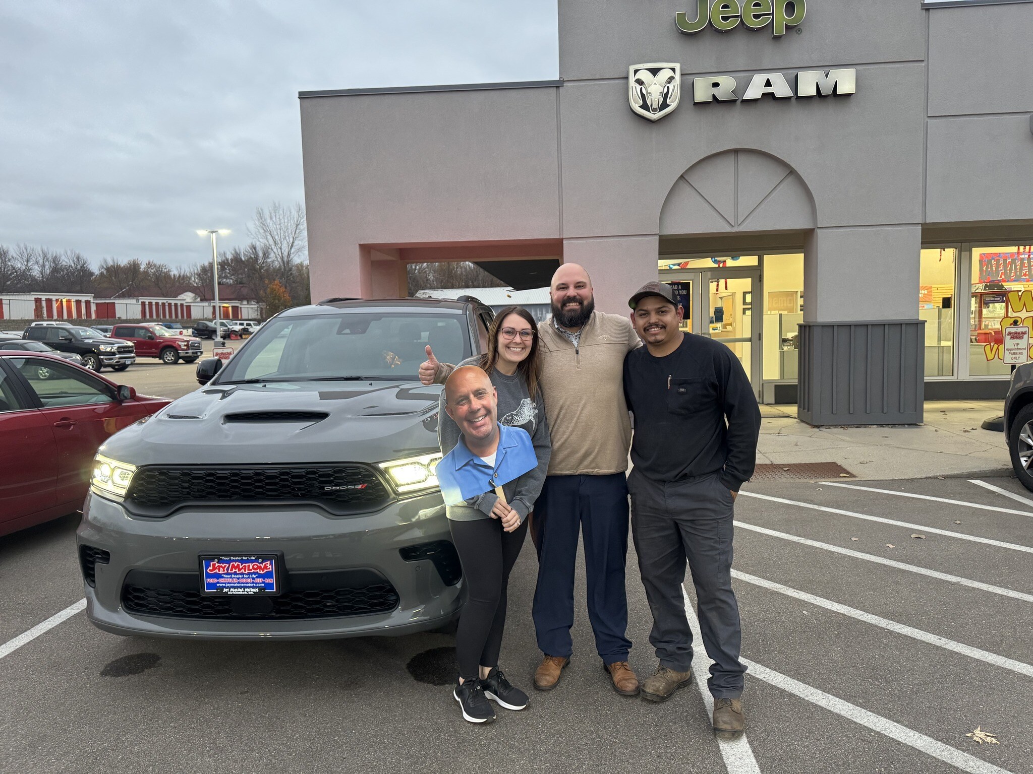 Litchfield MN Dodge Durango customer at Jay Malone CDJR Hutchinson