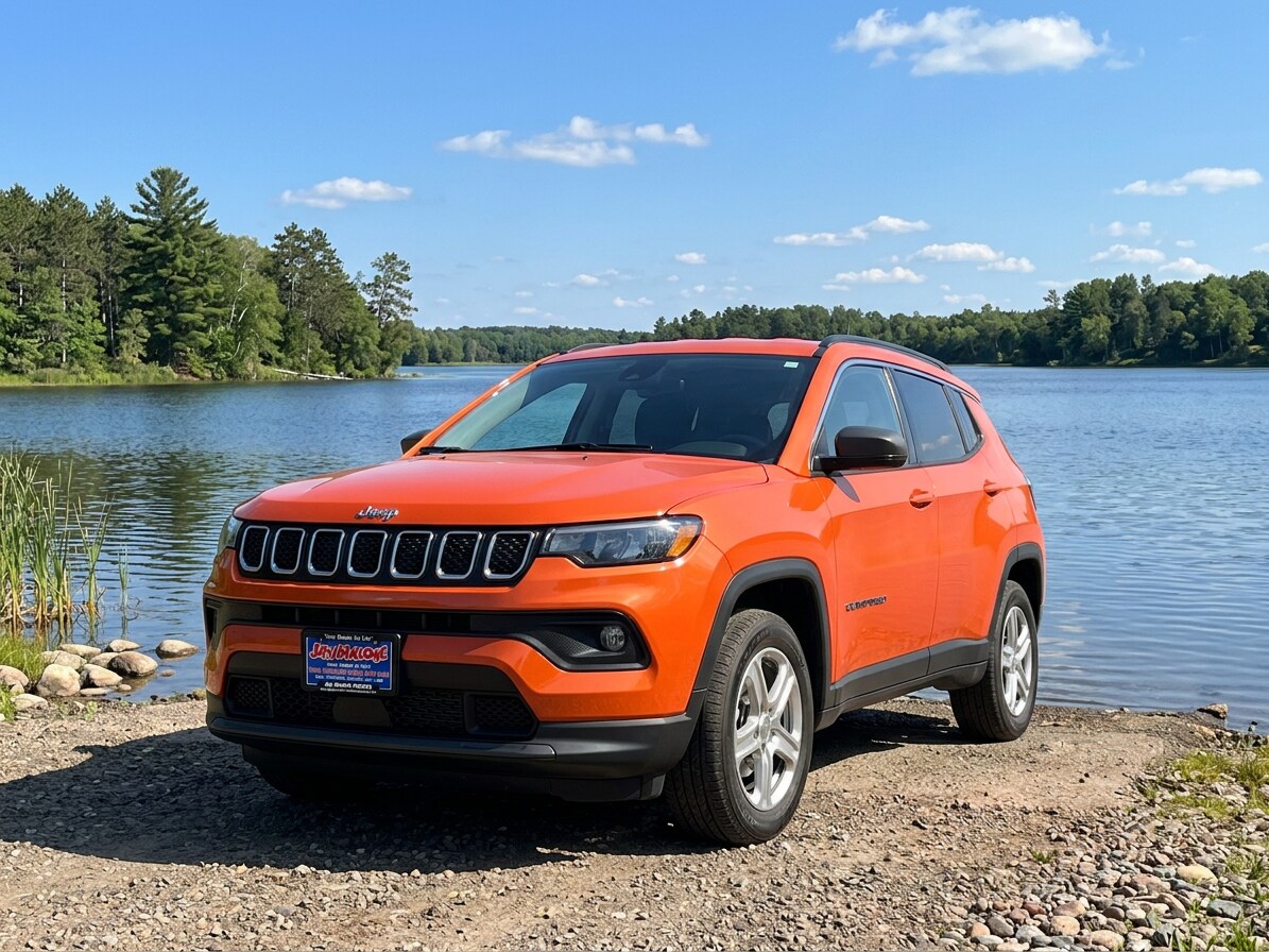 Jeep Compass interior at Jay Malone Motors Hutchinson MN
