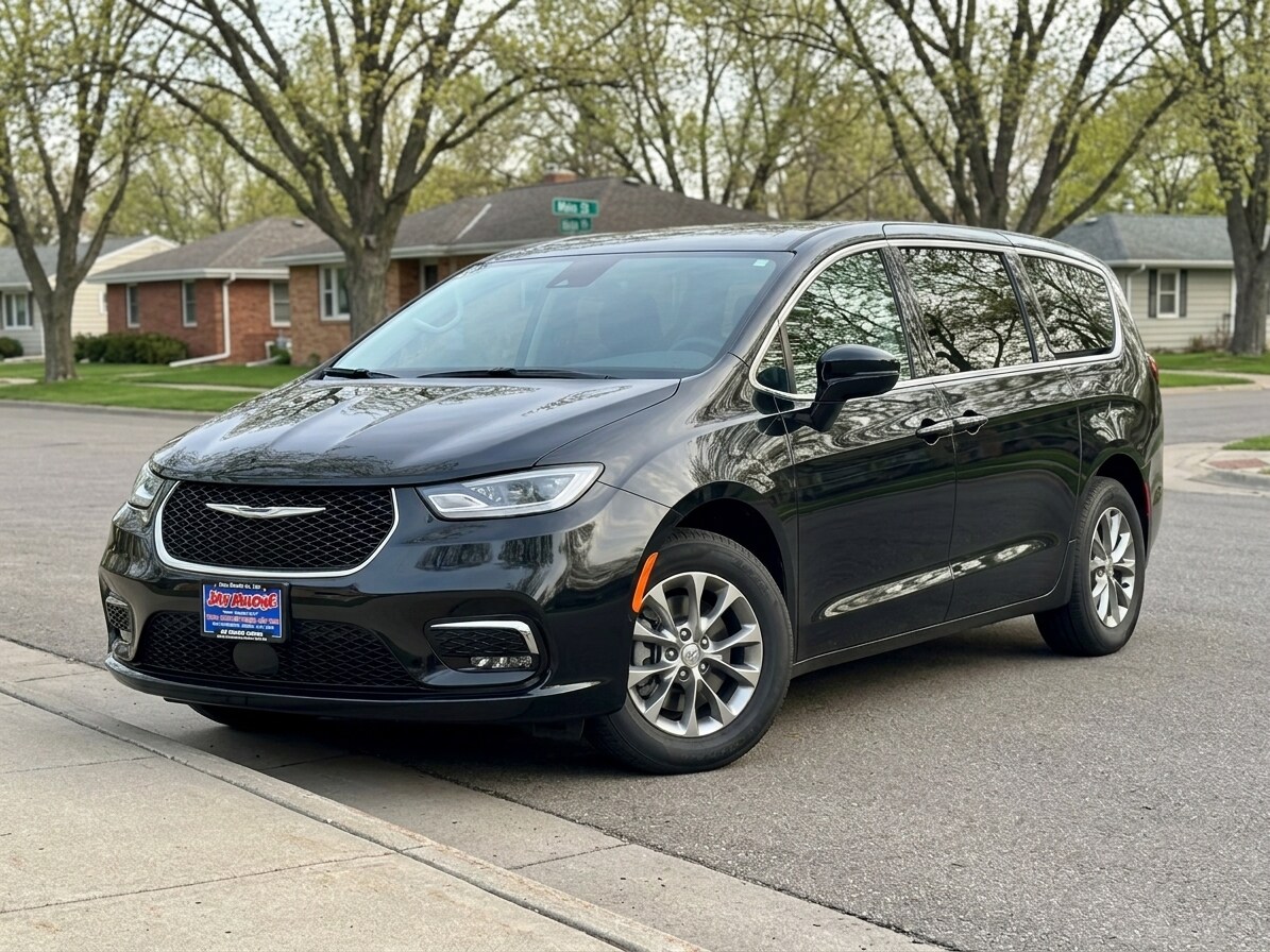 Chrysler Pacifica Stow n Go seating system demonstration