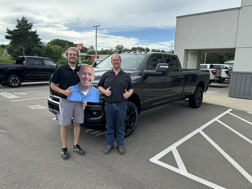 Customer Ram 3500 Cummins serviced at Jay Malone CDJR in Hutchinson, MN