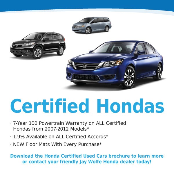 Certified Hondas