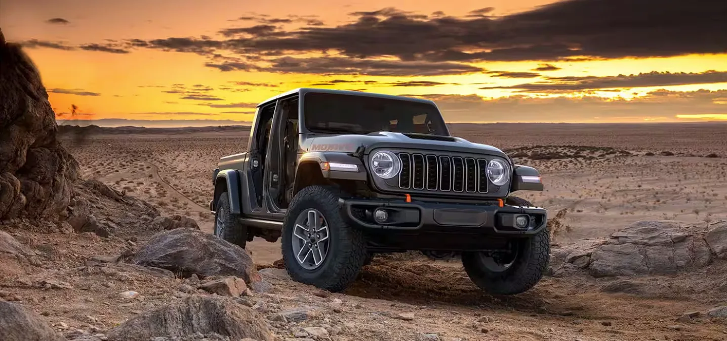 Used Jeep Gladiator Las Vegas Desert Trail Used Jeep Gladiator on a desert trail near Las Vegas, NV