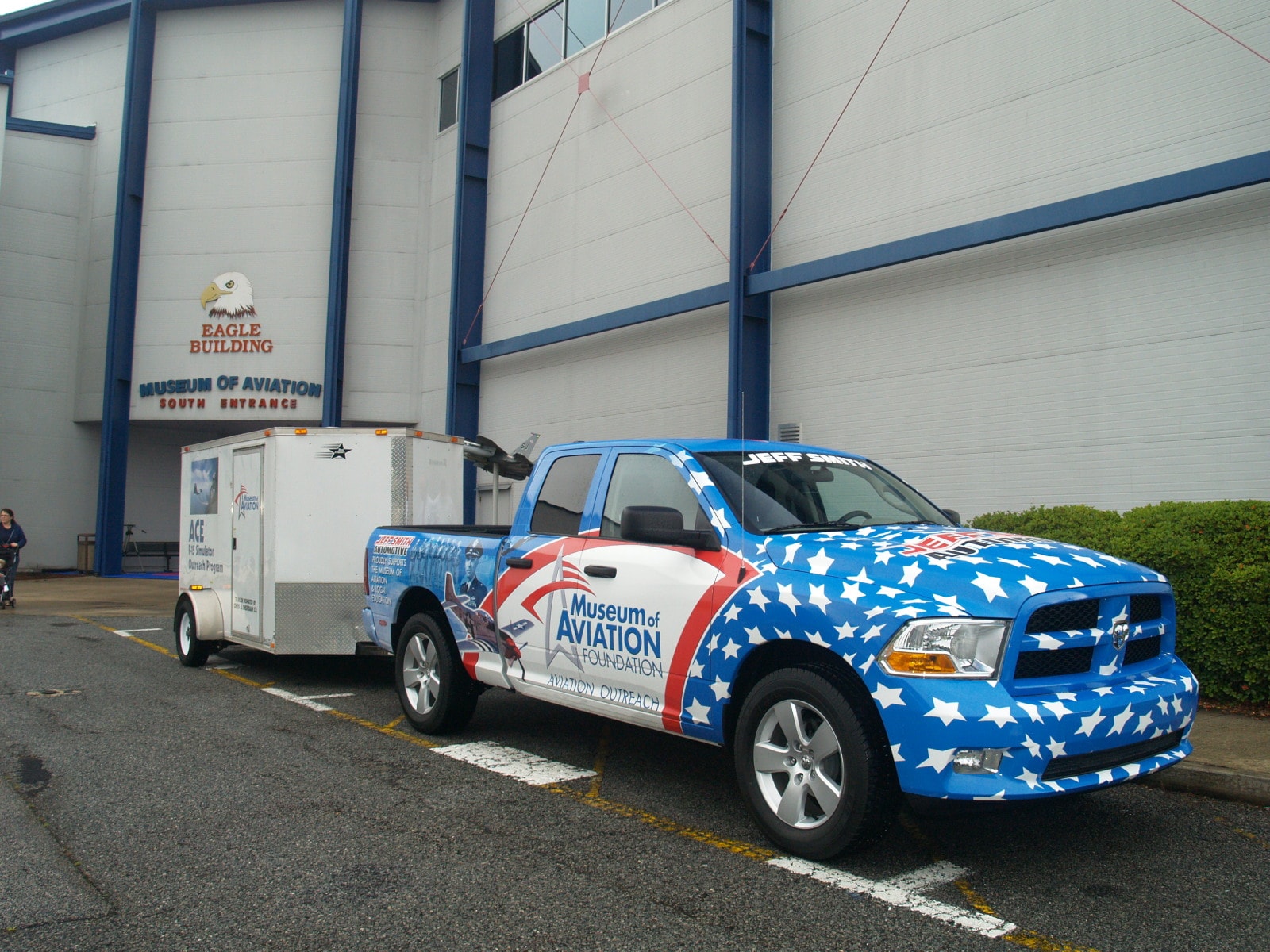 Jeff Smith Automotive donate truck to Museum of Aviation