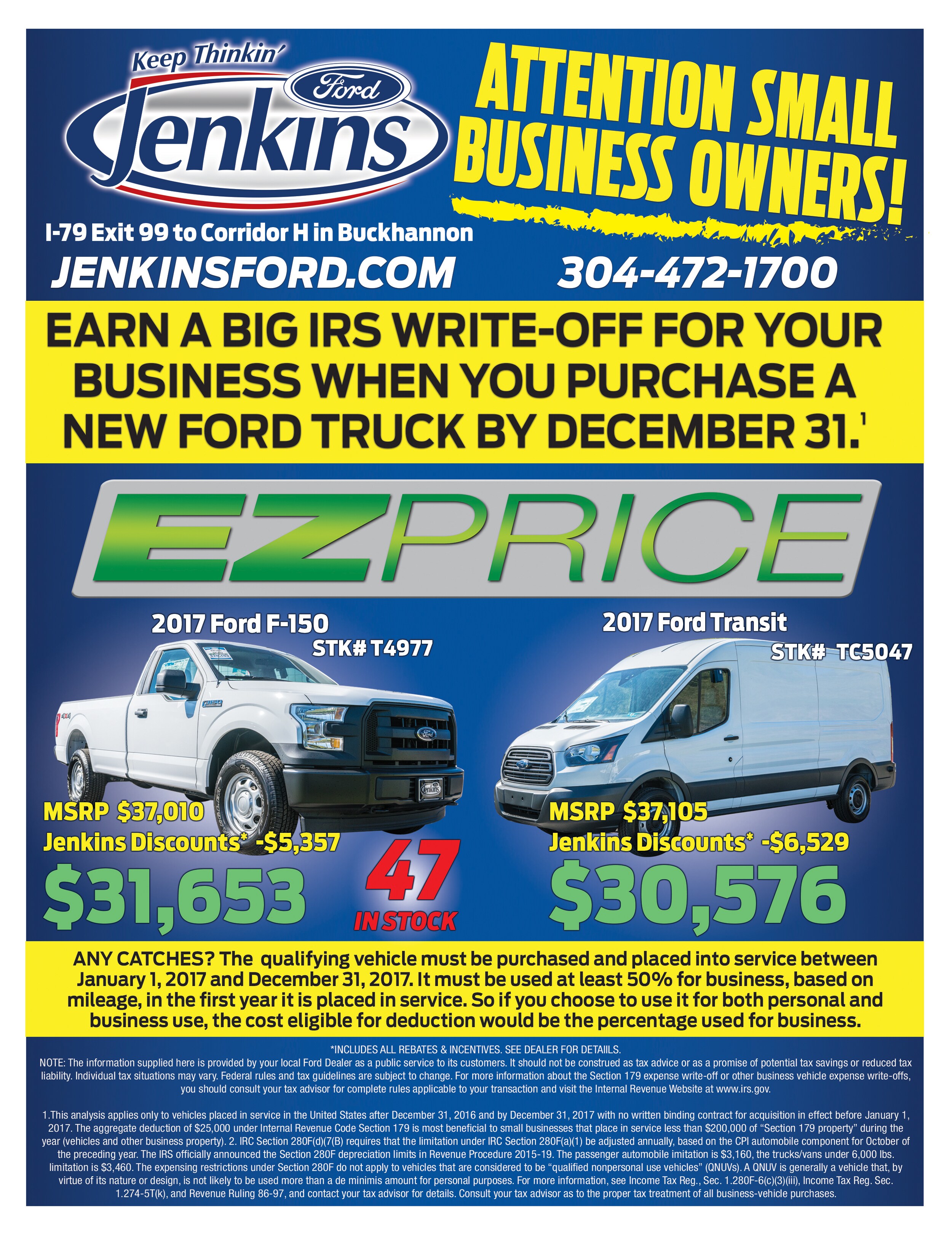 jenkins ford inc new ford dealership in buckhannon wv 26201 legality of placing flyers on vehicles