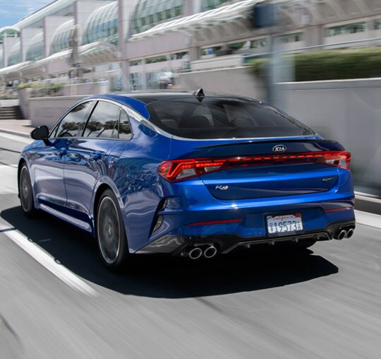 2021 Kia K5 Rear Angle