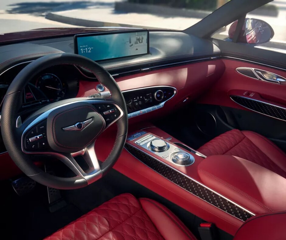 2025 Genesis GV70 Red Interior, Weatherford, TX