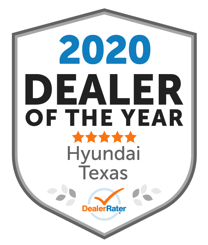 2020 DealerRater Dealer of the Year Hyundai Texas