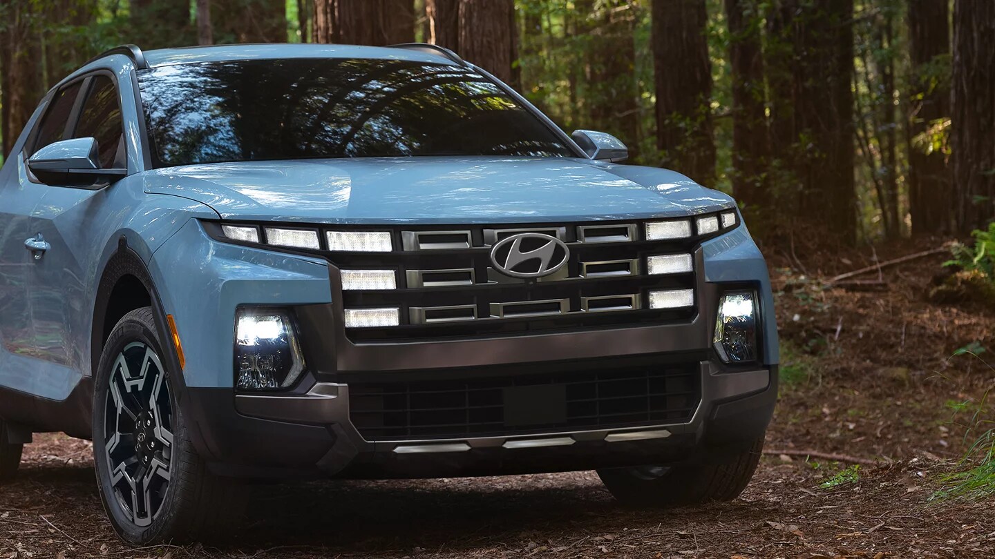 Front Exterior of 2026 Hyundai Santa Cruz near Weatherford, TX