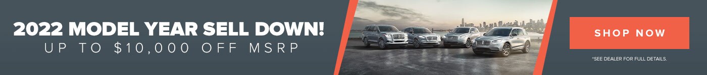 2022 Model Year Sell Down!