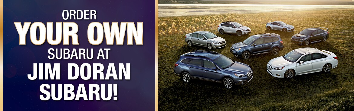 Order Your Own Subaru
