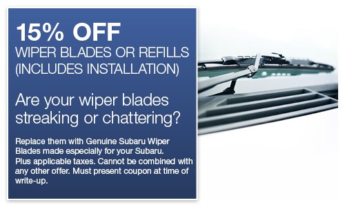 15% Off Wiper Blades