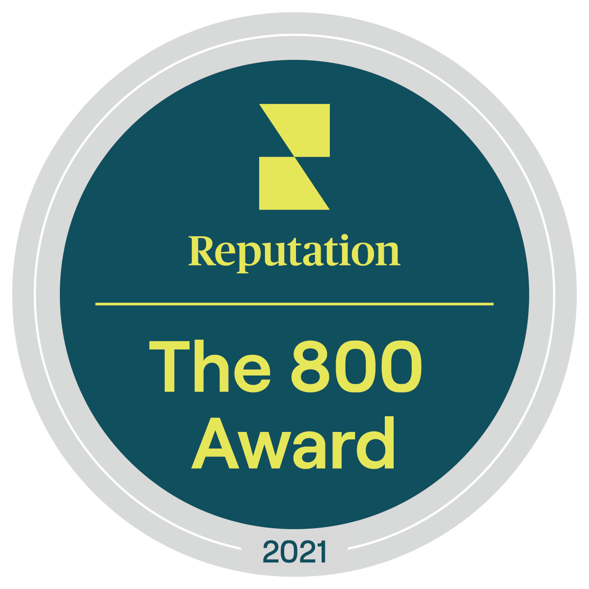 Reputation 800 Award Logo