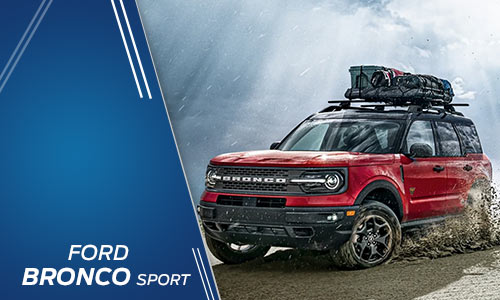 Red Ford Bronco Sport