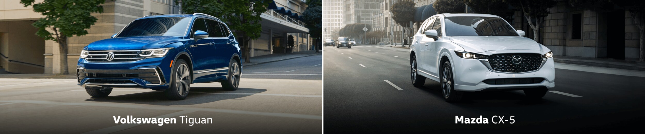 2023 VW Tiguan Vs. Mazda CX-5