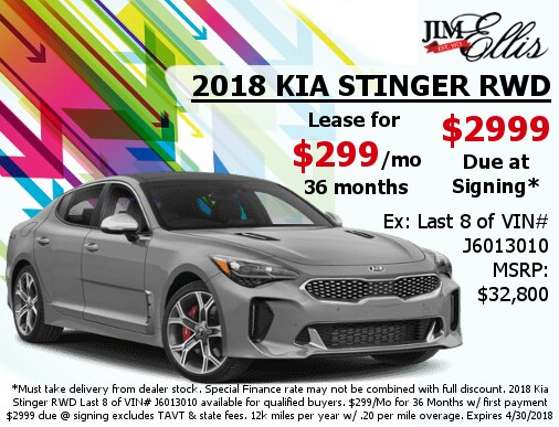 Kia Stinger Lease Special