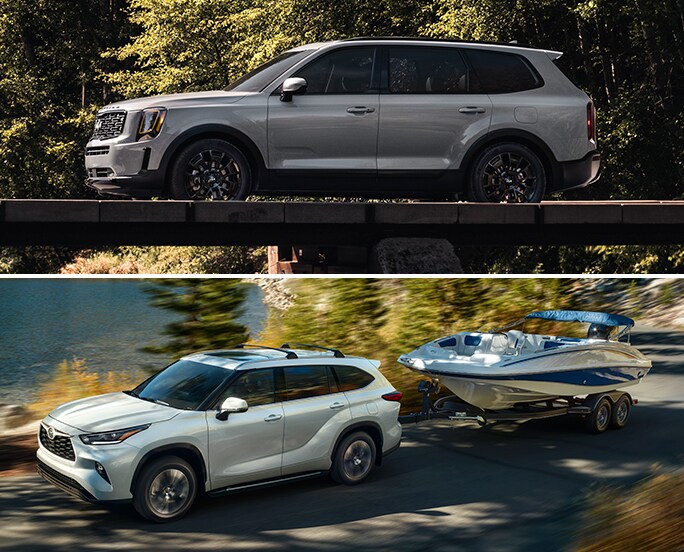 Kia Telluride vs. Toyota Highlander Dimensions