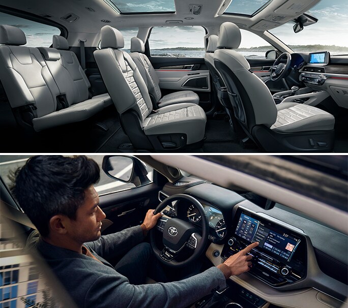 Kia Telluride vs. Toyota Highlander Interior Features