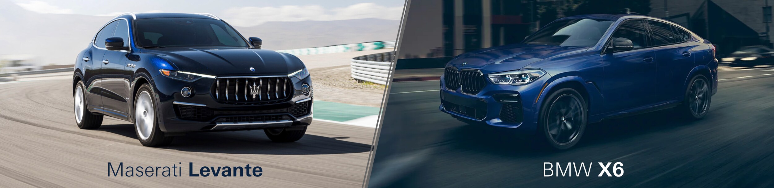 Maserati Levante vs. BMW X6 Comparison