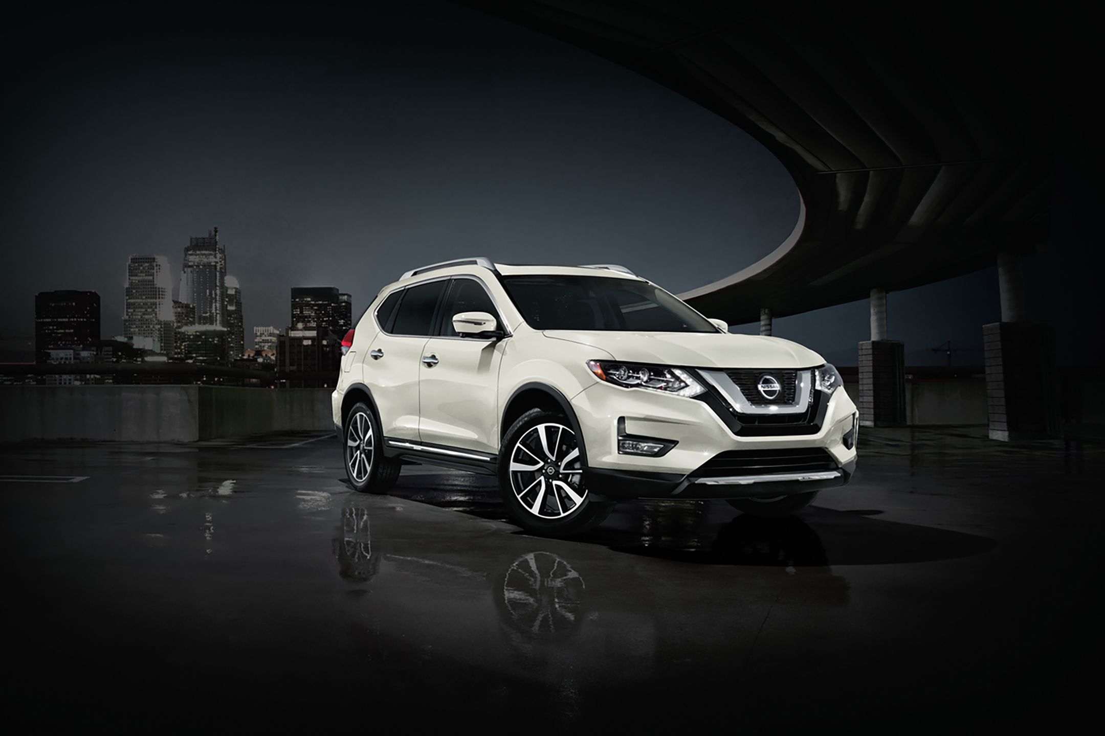2020 Nissan Rogue on road