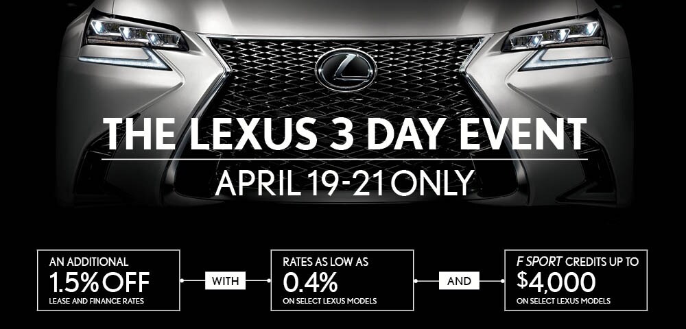 The 2018 Lexus 3 Day Event The 2018 Lexus 3 Day Event